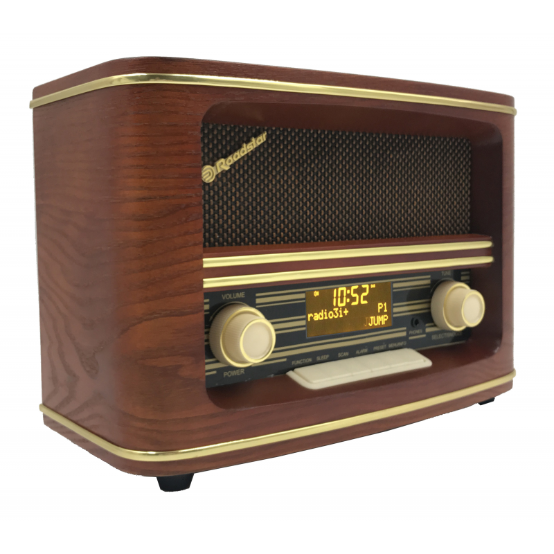 Roadstar Hra1500d Vintage Houten DAB+ Radio | | Roadstar Shop